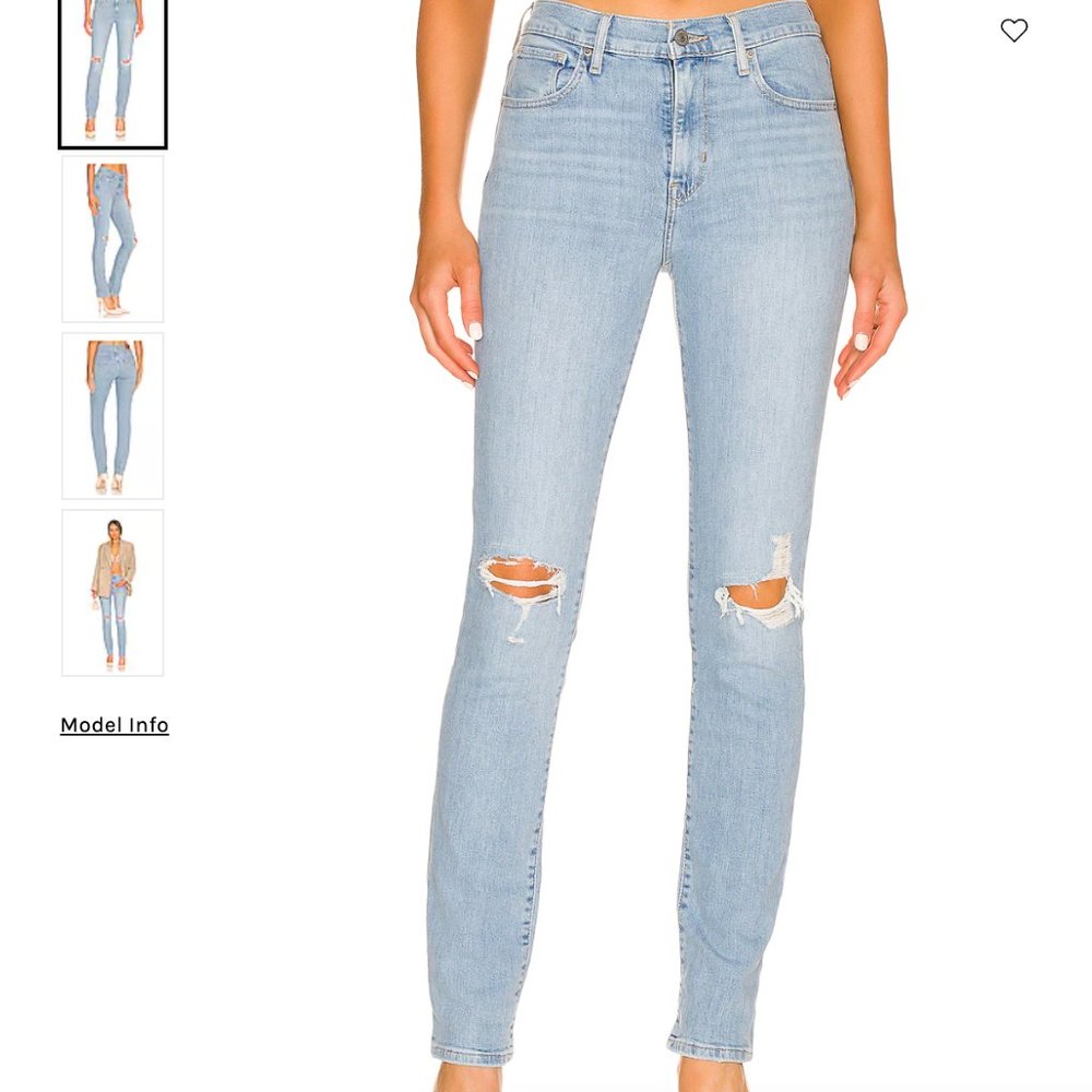 Levi’s 724 High Rise Straight Jeans - Size 27L, 32" length EUC